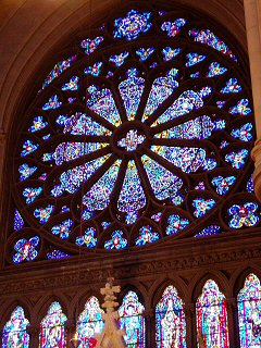 [Other rose window, transept, Nwk cathedral]