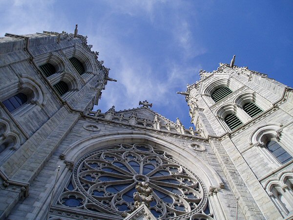 [Facade of Sacred Heart Cathedral]