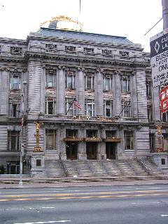 [Central portion, facade, City Hall]