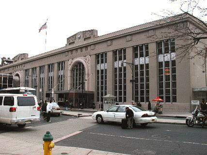 [Newark Penn Station, west facade]