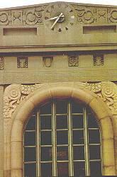 [Art deco exterior of Penn Station]