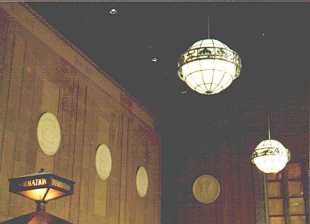 [Ceiling of Newark Penn Station at nite]